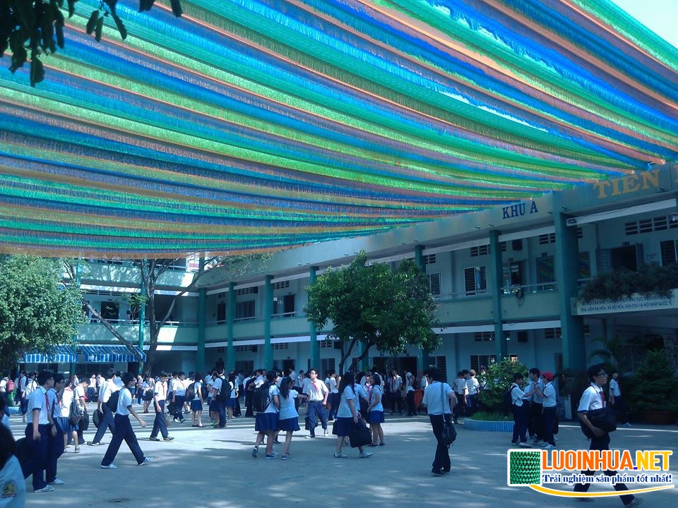 lưới che nắng đa sắc