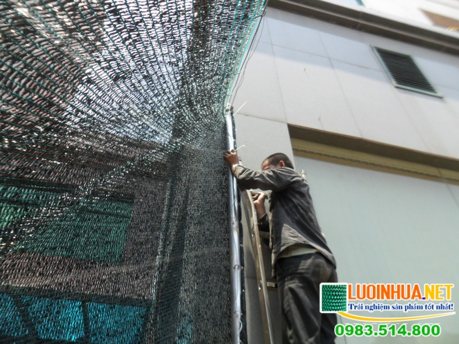 Lưới che nắng là biện pháp hiệu quả, tiết kiệm nhất