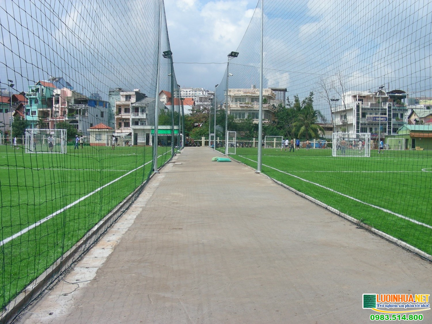 Lưới bao sân bóng đá Tân Uyên