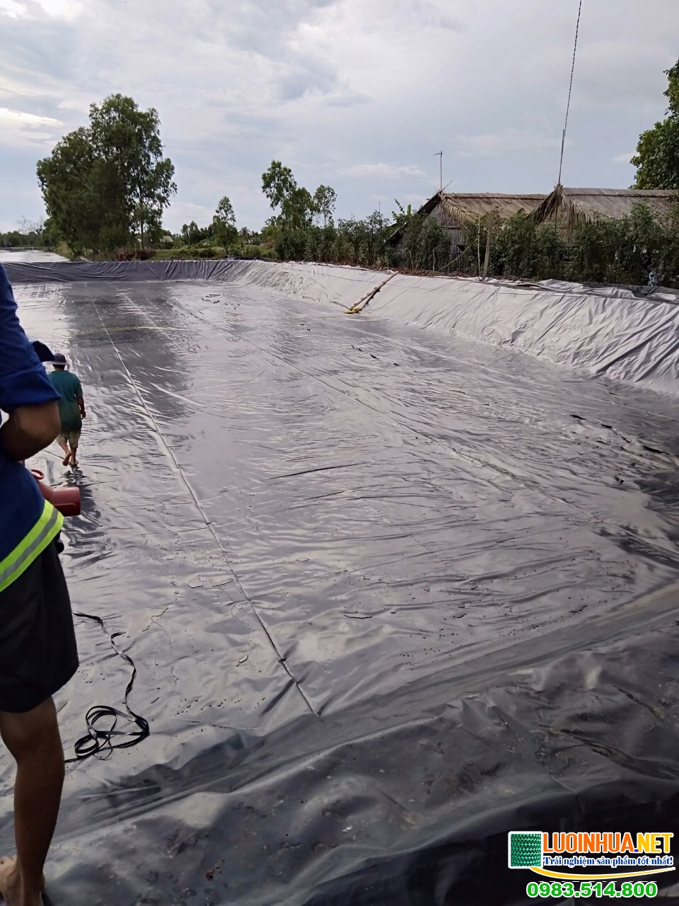 Ưu điểm của bạt lót hồ nuôi tôm