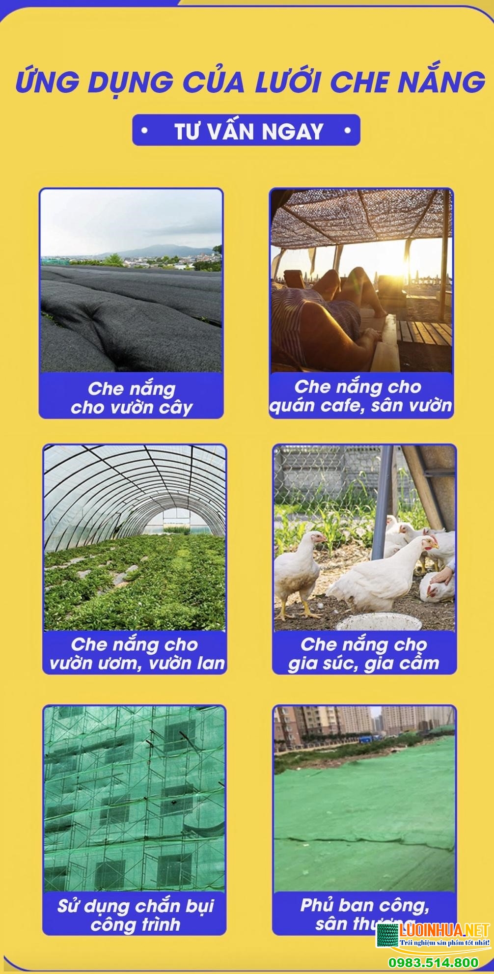 Ưu điểm của lưới che lan