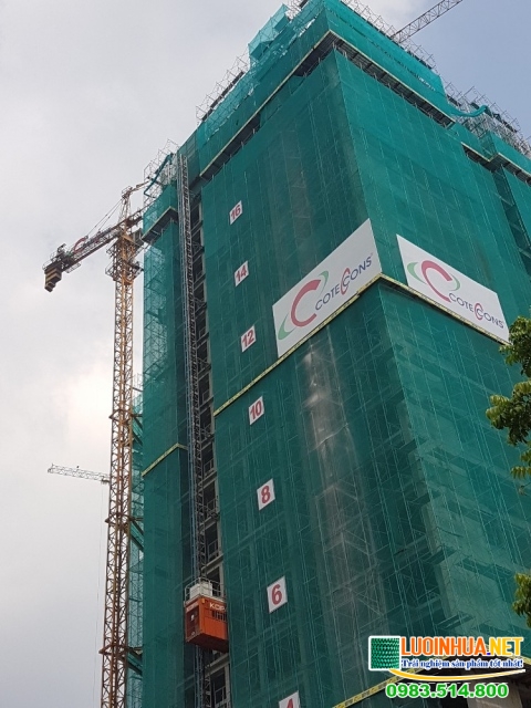 Giá lưới an toàn công trình phụ thuộc vào đơn vị cung cấp
