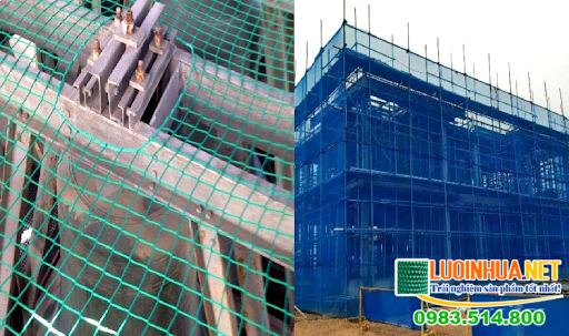 Lưới chắn vật rơi công trình